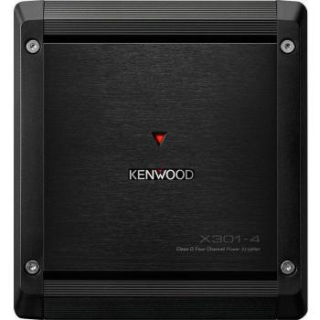 Kenwood X301-4 4.0 Coche Alámbrico Negro - Amplificador de Audio