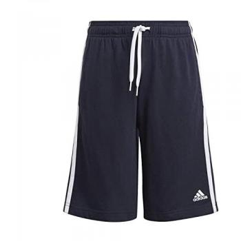 Pantalones Cortos Adidas Esenciales 3 Rayas para Niños Azul 5 Años