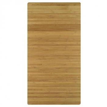 Kleine Wolke Alfombra para baño Bambus marrón 50x80 cm