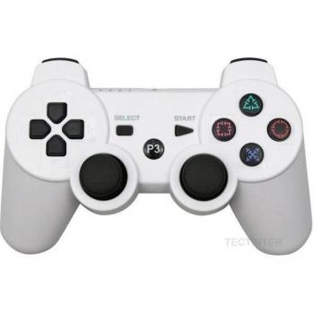 Gamepad Inalámbrico Bluetooth Blanco para PS3 y PC, Controlador USB, Accesorio de Consola, Joystick