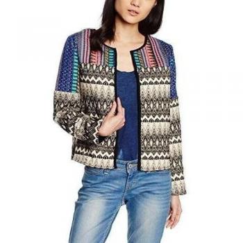 VERO MODA Vmcoral LS Blazer Dnm WP3, Chaqueta de Traje Para Mujer, Multicolor, M