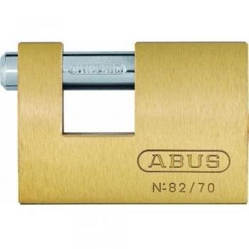 Abus 82/70 KA8511 - Candado rectangular de latón 70mm llaves iguales