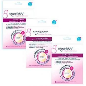 Culotte Desechable Orgakiddy Talla S - Paquete de 4 unidades