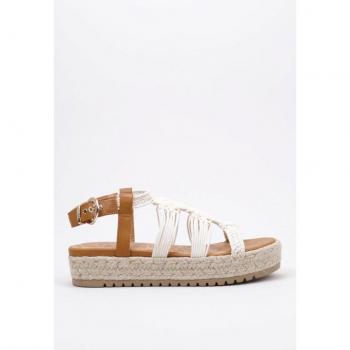 SANDALIAS MUSTANG MTNG 52828 MODA JOVEN NATURAL BEIGE TALLA 40