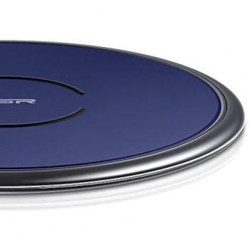 ESR Cargador inalámbrico, 7,5 W Carga rápida para iPhone 12/12 Pro/12 Mini/12 Pro Max/SE/11/11 Pro/11 Pro Max/XS/XS MAX/XR/X/8+, 10 W Wireless Charger Galaxy S20/S20+/S10/S10+/S10e/Note 9/S9+/S8, Azul