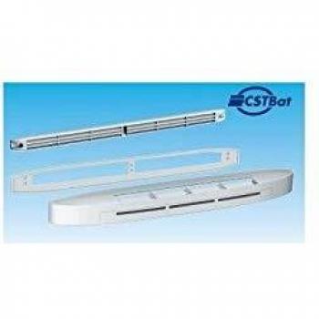 Entrada de aire higroregulable acústica ECA-HY 354x12 mm 7/40 m3/h blanca