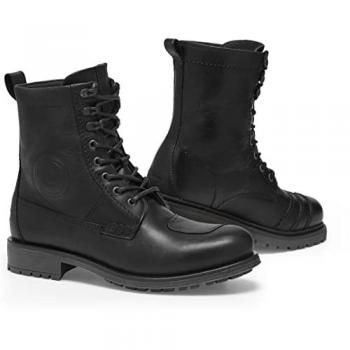 Botas de Moto Revit Portland para Damas - Diseño Vintage, Color Negro, Talla 36, Confort y Protección