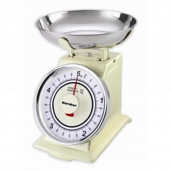 Karcher 130130 WAK 811 Báscula de Cocina mecánica Retro Magnolia