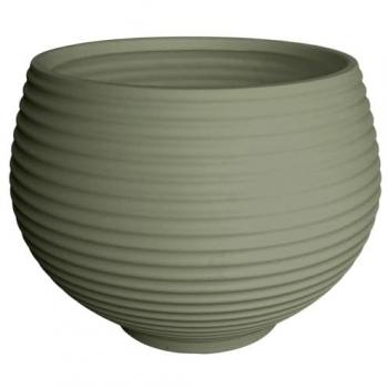 Maceta Zafira 47 cm - Resistente a Impactos - Interior y Exterior - Verde Antiguo