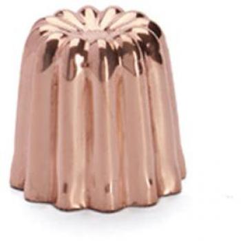Molde canelado con bordes de cobre De Buyer