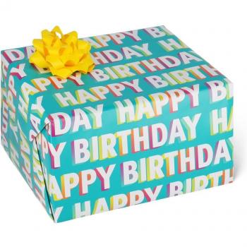 LEGAMI PAPEL DE REGALO WRAPPING PAPER HAPPY BIRTHDAY
