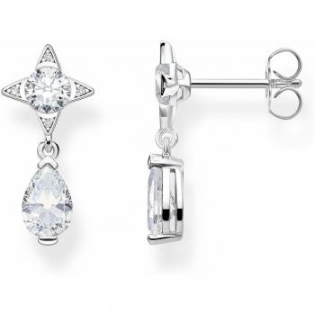 THOMAS SABO Mujer plata Pendientes de botón H2087-051-14