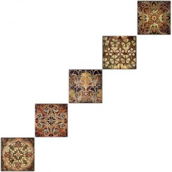 Wellhome - Juego de Pared de Pintura Decorativa en MDF de 5 Piezas para Salón o Dormitorios