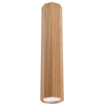 Foco Downlight Zeke Madera Roble Roble 1 bombilla 30cm