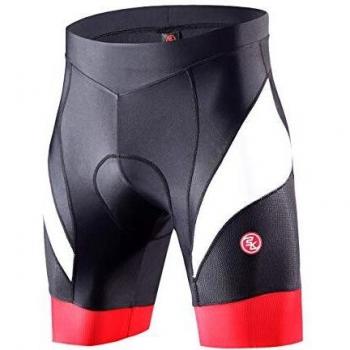 Souke Sports- Pantalones Cortos De Ciclismo para Hombre 4D Acolchados para Bicicleta De Carretera Pantalones Cortos Transpirables De Secado Rápido
