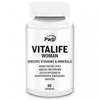 Vitalife Woman 60 Cápsulas - Suplemento vitamínico para mujeres, formulado con ingredientes específicos para el bienestar femenino, incluye vitaminas y minerales esenciales, antioxidantes y extractos de plantas