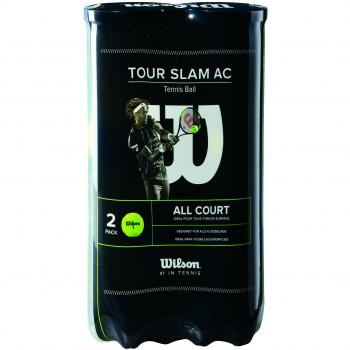 Wilson Tour Slam All Court Pack con 4 Pelotas, Unisex Adulto, Amarillo, Talla Única