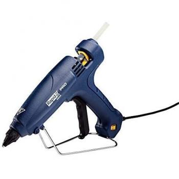 Rapid Pistola de Cola EG320 de 11-12mm, Pistola de Cola para Instalaciones, 1000 g/hr, 195°C Temperatura Autorregulada, Boquilla Intercambiable, Cable de 1.75m