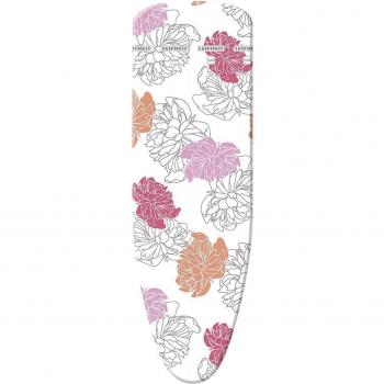 Funda para tabla de planchar Leifheit Cotton Comfort Universal S/M, 125 x 40 cm, acolchada, ajustable con cordón elástico