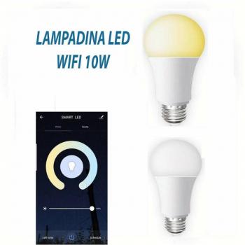 Bombilla Inteligente LED WiFi E27 10W 2700K-6400K Regulable iOS Android Alexa Google