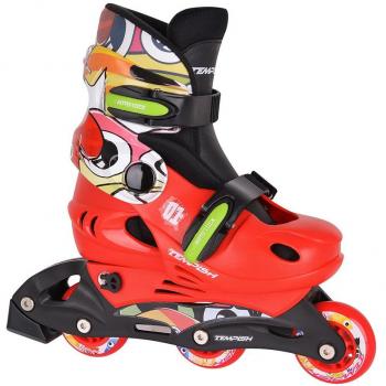 TEMPISH Monster Juego para Patines Ruedas, Unisex Niños, Rojo, 26-29