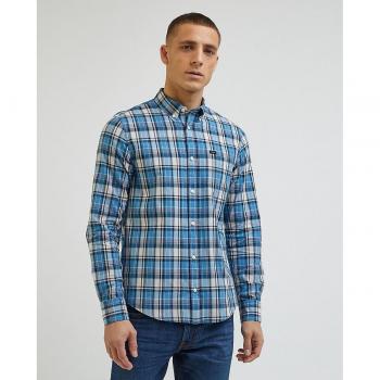 Camisa de hombre regular de cuadros en color natural Lee