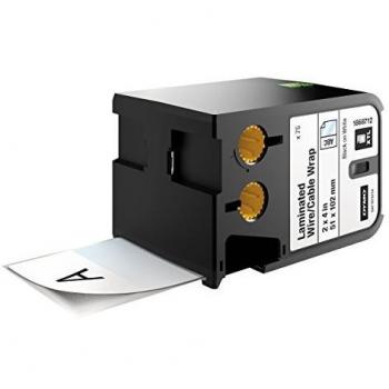 Etiquetas Laminadas DYMO XTL 51x102mm Blancas sobre Negro - EOL