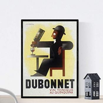 Póster Vintage Dubo Dubon Dubonnet 1932 - Sin Marco - Tamaño A3