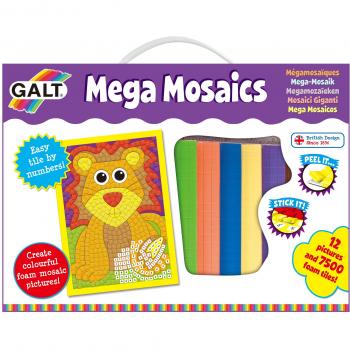 Galt Toys, Mega Mosaics, Kids' Craft Kits, Ages 5 Years Plus