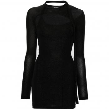 Ottolinger Women's Cut-Out Mini Dress in Black, Size Medium, 104030