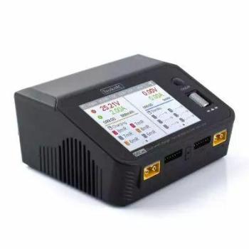 Cargador Inteligente ToolkitRC M6DAC 2CH AC200W DC700W para Baterías de Litio de 1-6S y Modelos Aeronáuticos