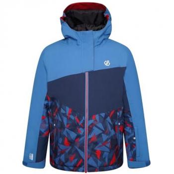 Dare2b Humor II Chaqueta de Esquí Infantil (3-4) - Tejido reciclado, impermeable y transpirable, faldón para la nieve, costuras selladas, 2 bolsillos inferiores con cremallera