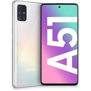 SAMSUNG Galaxy A51 - Smartphone 128GB, 4GB, Blanco/Prism Crush White