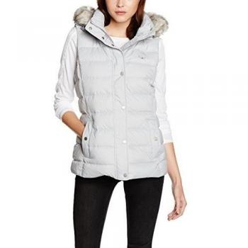 Tommy Hilfiger New Tyra Down Vest, Chaleco Deportivo para Mujer, Grau