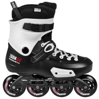 Powerslide Zoom Pro 80 Patines en Línea Triskate Negro Blanco Talla 43-44