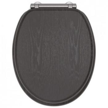 Tapa para Inodoro Gelco Gris Oscuro Negro con diseño moderno, fabricada en material resistente, fácil de instalar y limpiar, compatible con la mayoría de inodoros estándar