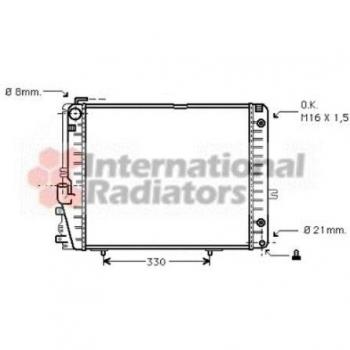 Radiador de motor Van Wezel para Mercedes E-Klasse 124, modelo 30002072