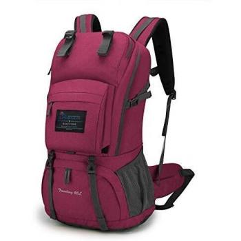 MOUNTAINTOP 40 litros Mochila de Senderismo, Impermeable Mochila Trekking al Aire Libre Mochilas de Montaña Viajes Acampadas con Cubierta de Lluvia