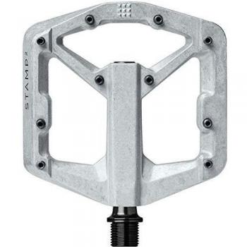 Crankbrothers Unisex's Stamp 2 Bike Pedal, Raw, L