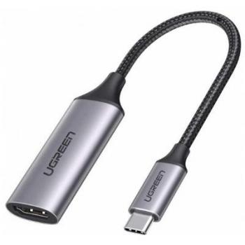 Adaptador UGREEN USB Tipo C a HDMI 4K 60Hz Aluminio Negro