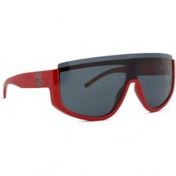 Hugo Boss Hugo HG 1283/S C9A IR 99 Sunglasses, Male, Black/Red/Grey, Size: ONE SIZE