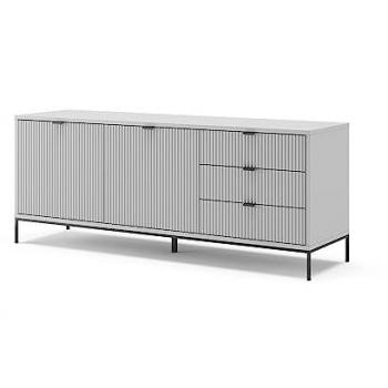 Mueble Bajo para TV Eliza, Gris, 150.1 x 60 cm, Moderno y Funcional