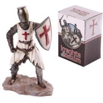 Puckator KN176 Croisades con figura decorativa de caballero Evil-blanco/gris/rojo