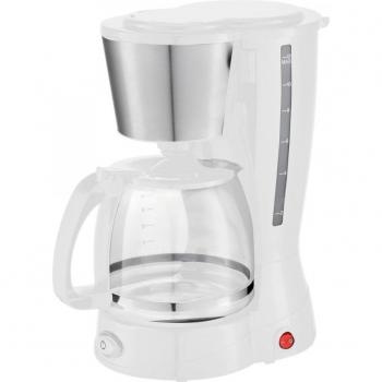 Grunkel - CAF-B Aroma - Cafetera de Goteo con Filtro Permanente y Capacidad para 12 Tazas - 800W - Blanco