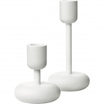 Iittala Nappula Blanco Candle Holder 107mm por 183mm