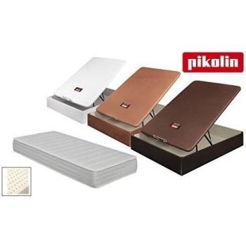 COLCHÓN PIKOLIN LATEX 21CM+ UN CANAPÉ ABATIBLE PIKOLIN NATURBOX MADERA 3D 32CM-ENVÍO Y MONTAJE GRATUITO-DISPONIBLE EN COLORES: CEREZO, WENGUÉ Y BLANCO. DISPONIBLE EN TODAS LAS MEDIDAS.