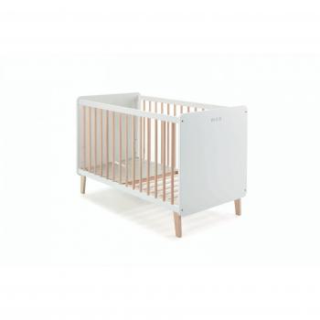 Cuna Micuna Trevi 120x60 Blanco Cera Natural