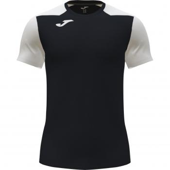 Camiseta M/C Hombre Joma Record II 102223 Negro Blanco 102 Transpirable