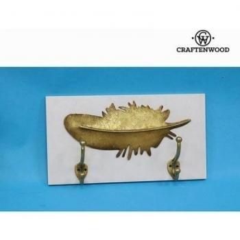 Craften Wood - Percha 2 pomos pluma by Craftenwood - bb_S0103503