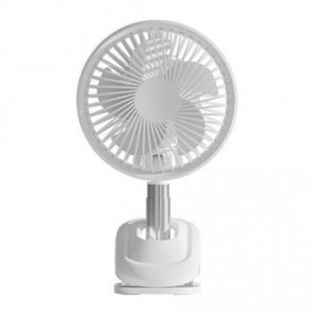 XO Ventilador de Mesa - Tres Velocidades - Silencioso - Batería 2000mAh - Enganche Modo Clip - Ajuste Rotación 90º - 360º - Tapa Frontal Rem